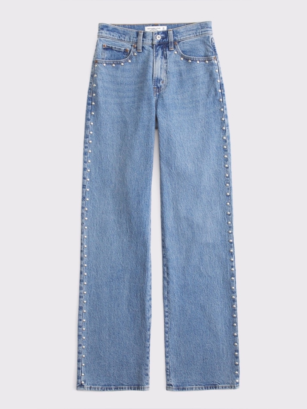 Abercrombie & Fitch 90s Relaxed High Rise Stuffed Jeans 32